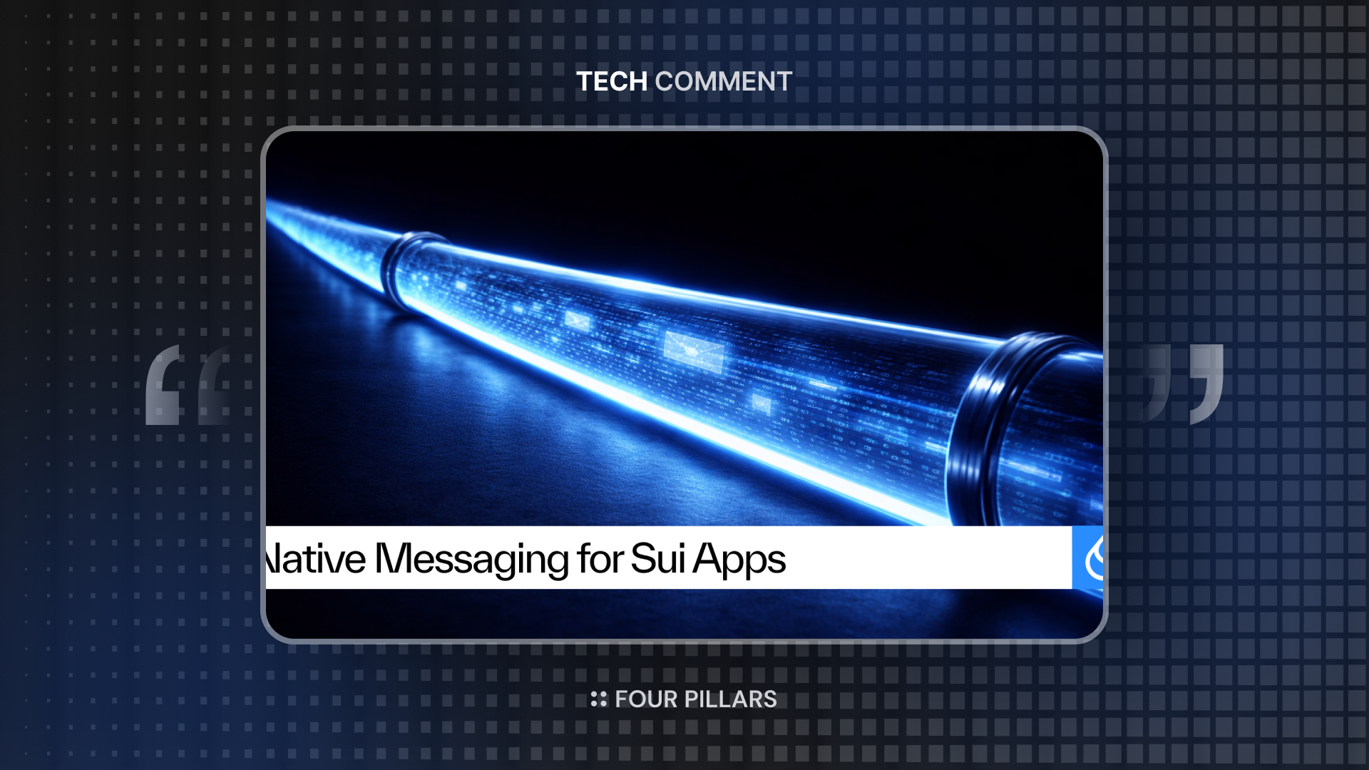 Sui's Messaging SDK Beta: Drawing the Line Between Onchain and Offchain