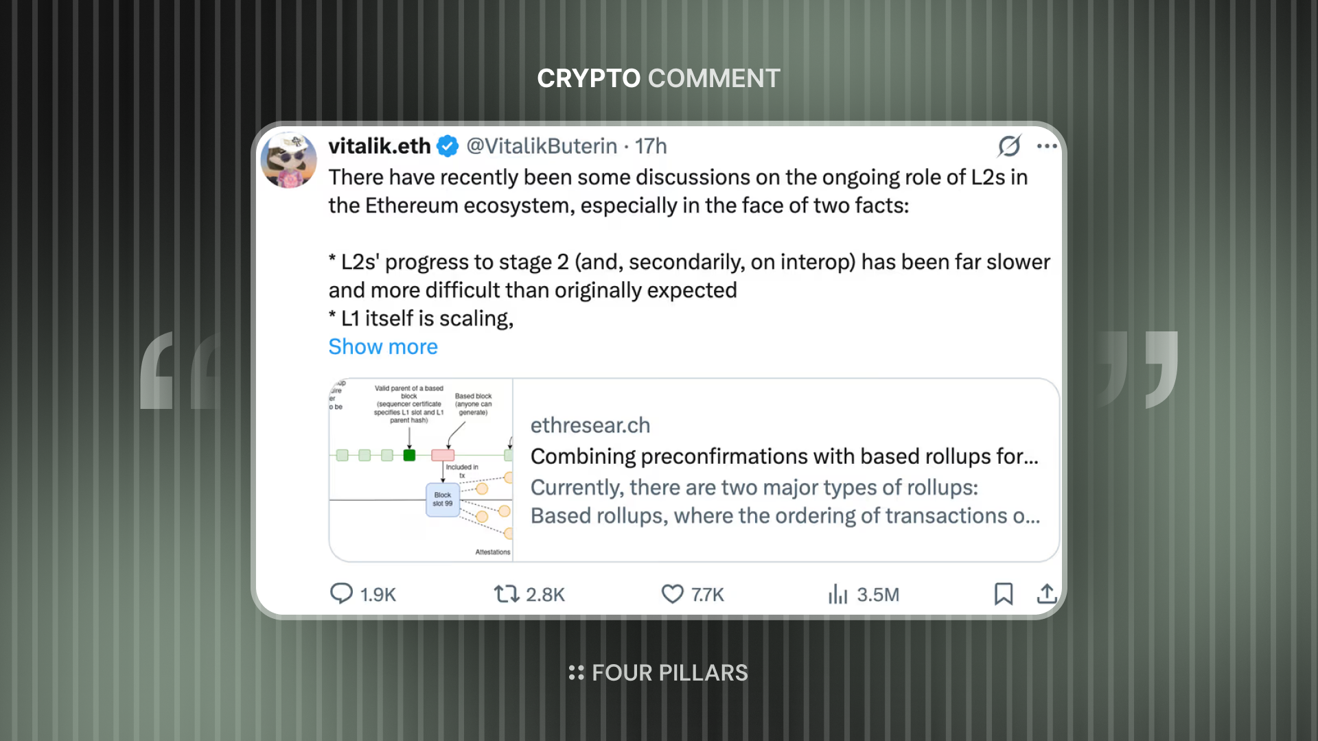 What Does Vitalik's Shifting Perspective on Layer 2 Mean?