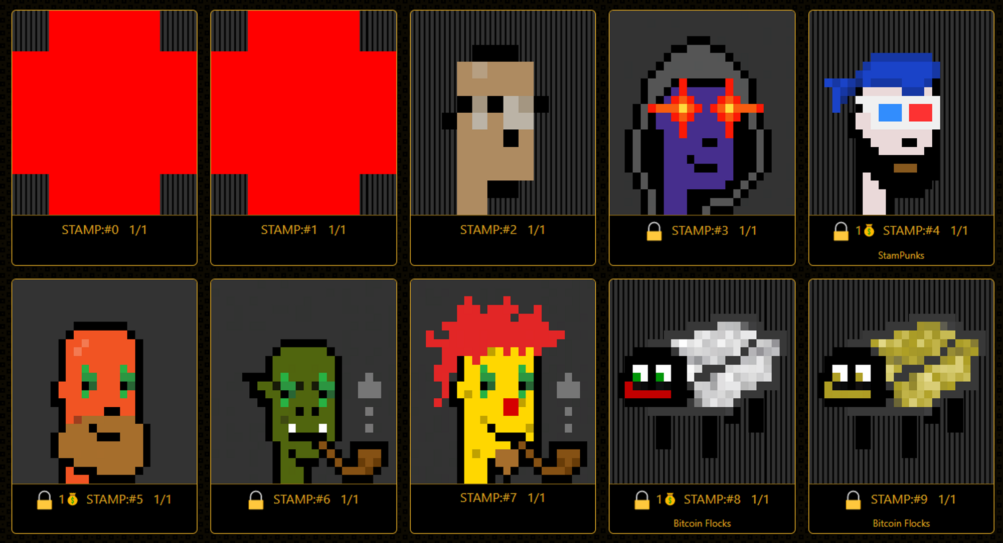 (Bitcoin Stamps | Source: rarestamp)