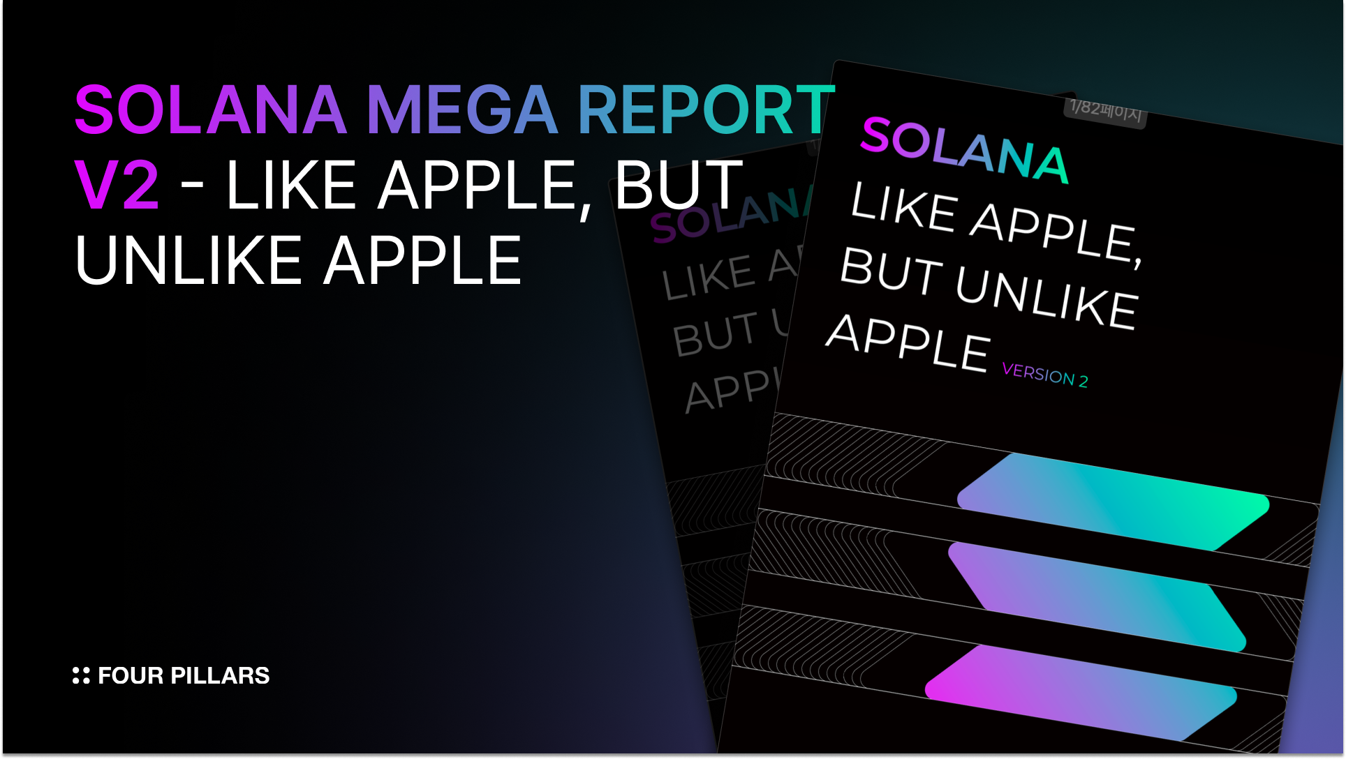 Solana Mega Report V2 - Like Apple, but Unlike Apple